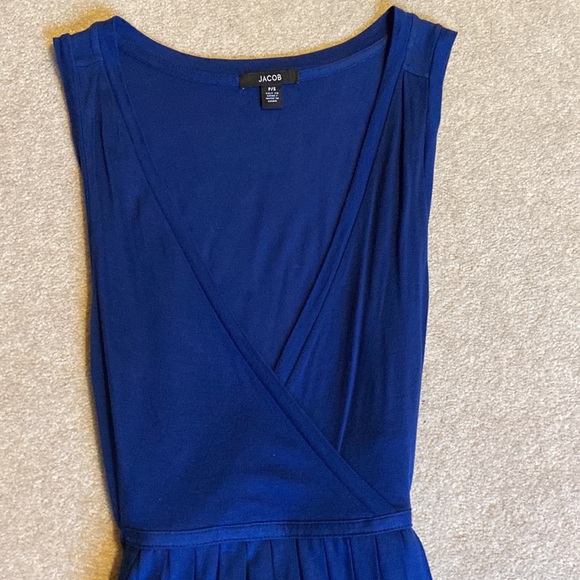 Rich blue dress perfect for a summer celebration. - Picture 4 of 4